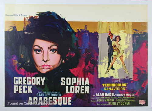 Arabesque - Belgian Movie Poster