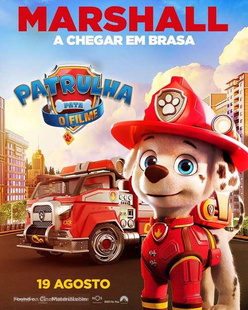 Paw Patrol: The Movie - Portuguese Movie Poster