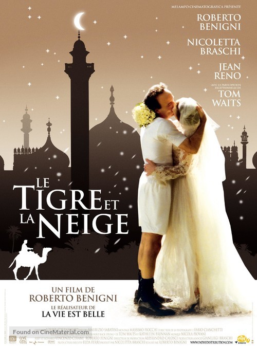 Tigre e la neve, La - French Movie Poster