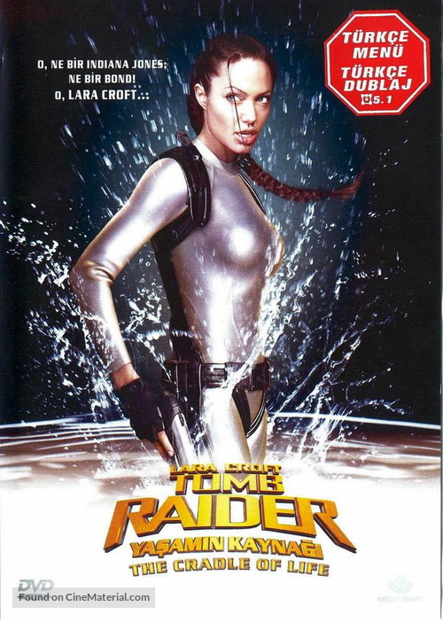 Lara Croft Tomb Raider: The Cradle of Life - Turkish DVD movie cover