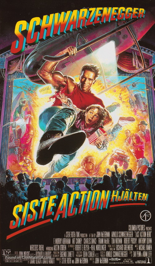 Last Action Hero - Swedish Movie Cover