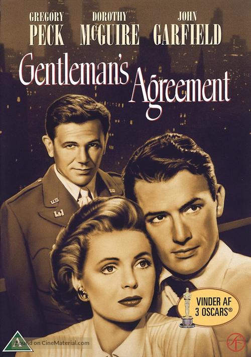 Gentleman&#039;s Agreement - Danish DVD movie cover