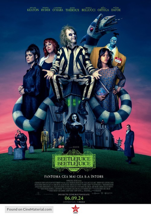 Beetlejuice Beetlejuice - Romanian Movie Poster