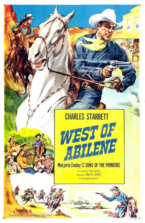 West of Abilene - Movie Poster