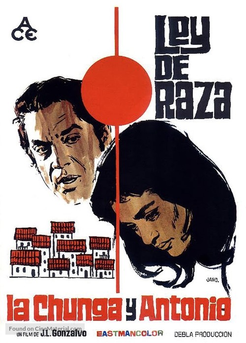 La ley de una raza - Spanish Movie Poster