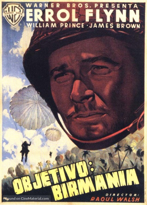 Objective, Burma! - Spanish Movie Poster
