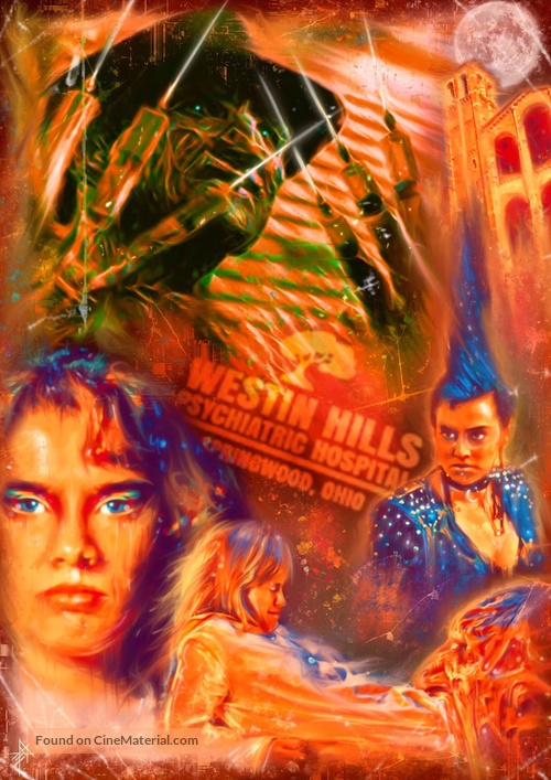 A Nightmare On Elm Street 3: Dream Warriors - British poster