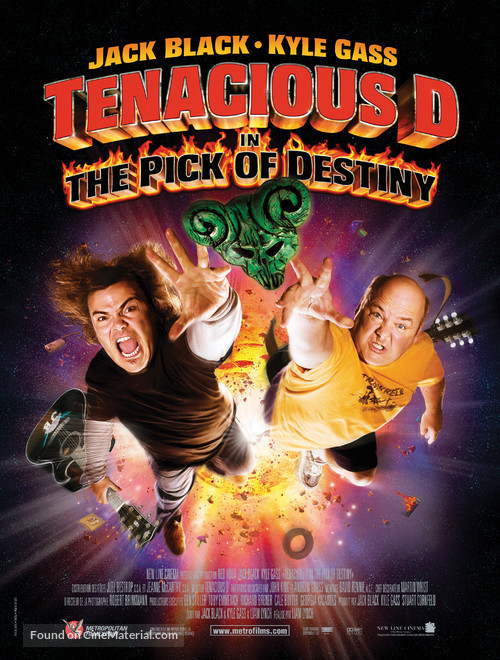 Tenacious D in &#039;The Pick of Destiny&#039; - French Movie Poster