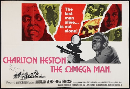 The Omega Man - British Movie Poster