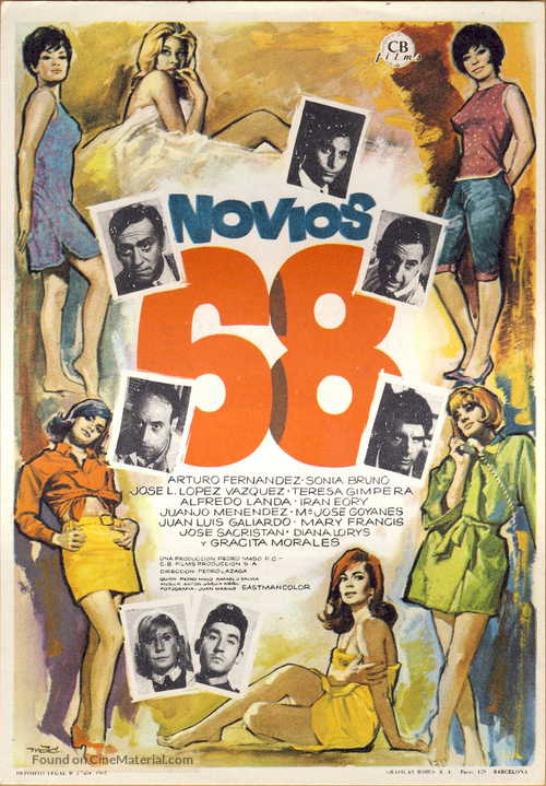 Novios 68 - Spanish Movie Poster