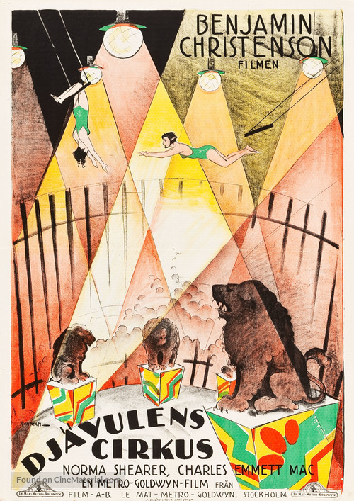 The Devil&#039;s Circus - Swedish Movie Poster