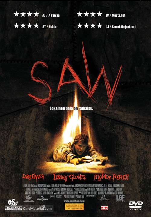 Saw - Finnish DVD movie cover