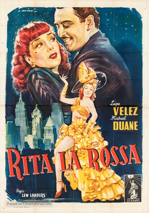 Redhead from Manhattan - Italian Movie Poster