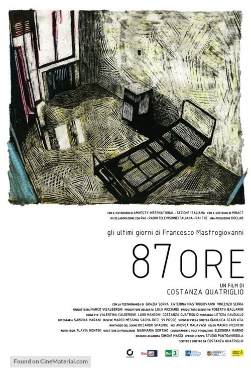 87 ore - Italian Movie Poster