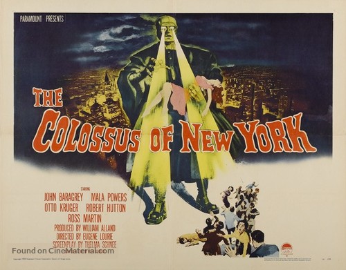 The Colossus of New York - Movie Poster