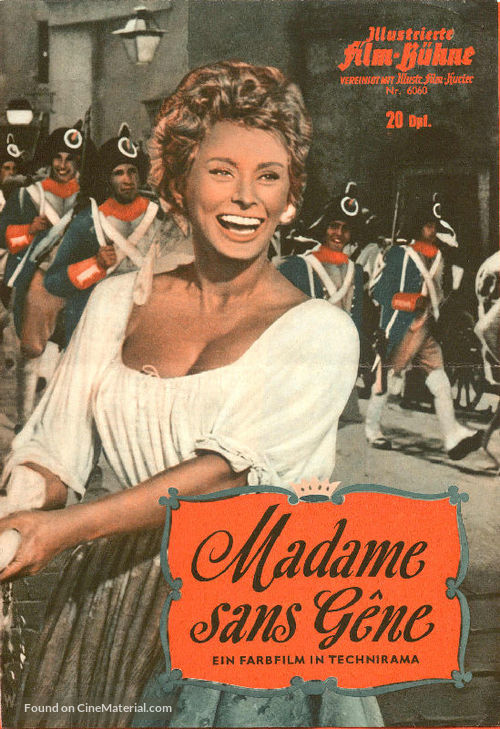 Madame Sans-G&ecirc;ne - German Movie Poster