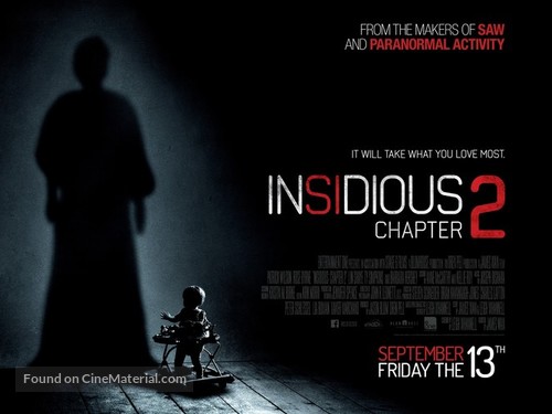 Insidious: Chapter 2 - British Movie Poster