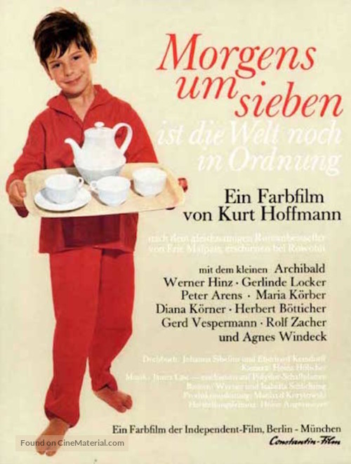 Morgens um Sieben ist die Welt noch in Ordnung - German Movie Poster