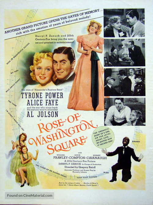 Rose of Washington Square - Movie Poster