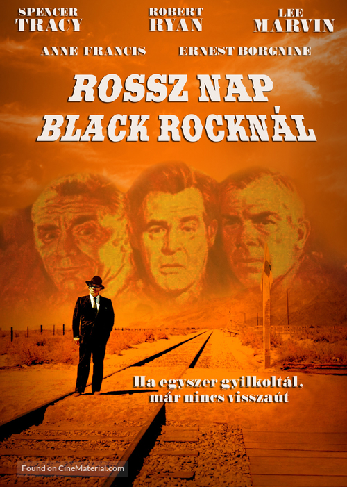 Bad Day at Black Rock - Hungarian Movie Poster