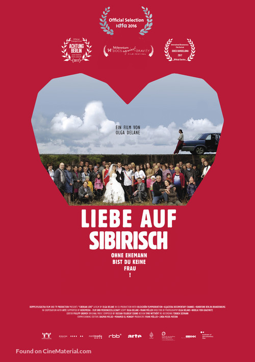 Siberian Love - German Movie Poster