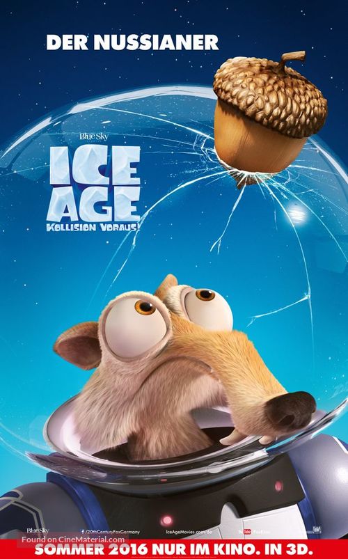 Ice Age: Collision Course - German Movie Poster