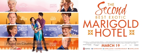 The Second Best Exotic Marigold Hotel - Lebanese Movie Poster