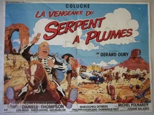 La vengeance du serpent &agrave; plumes - French Movie Poster