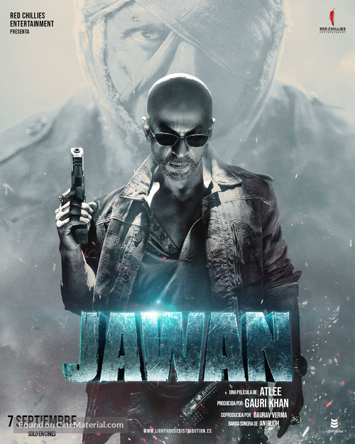 Jawan - Spanish Movie Poster