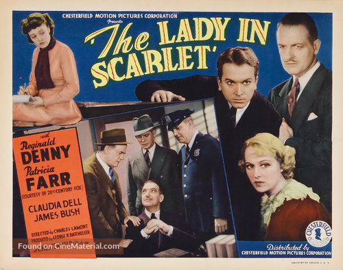 The Lady in Scarlet - Movie Poster