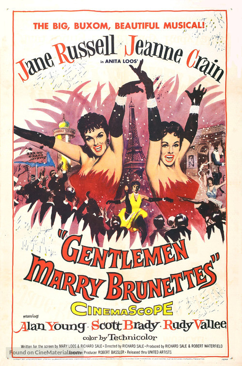 Gentlemen Marry Brunettes - Movie Poster