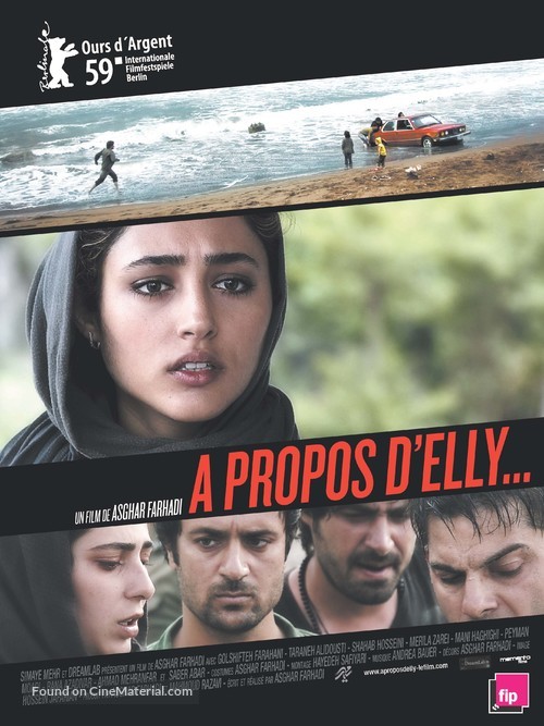 Darbareye Elly - French Movie Poster