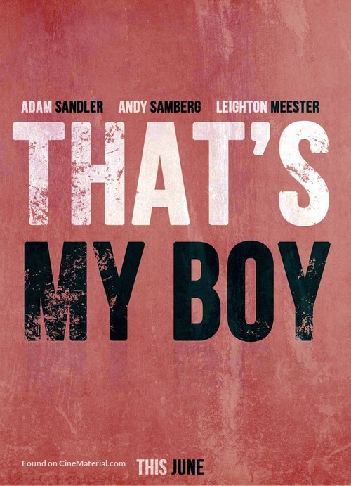 That&#039;s My Boy - Movie Poster