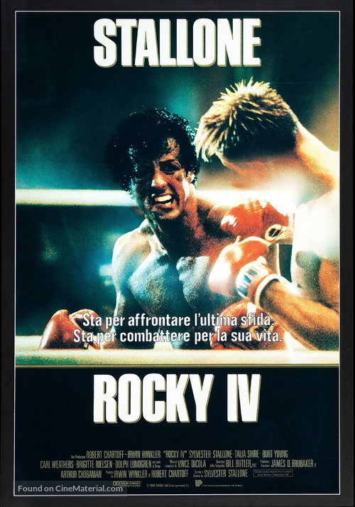 Rocky IV - Italian Movie Poster