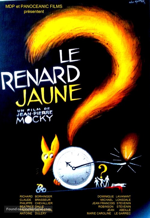 Le renard jaune - French Movie Poster