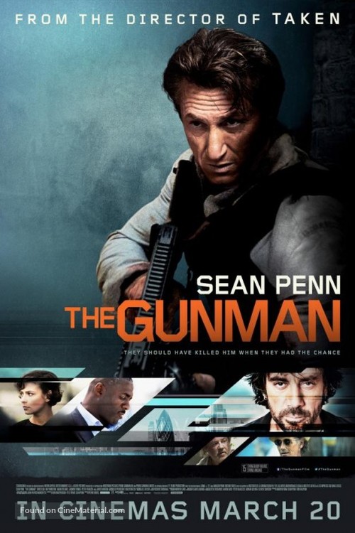 The Gunman - British Movie Poster