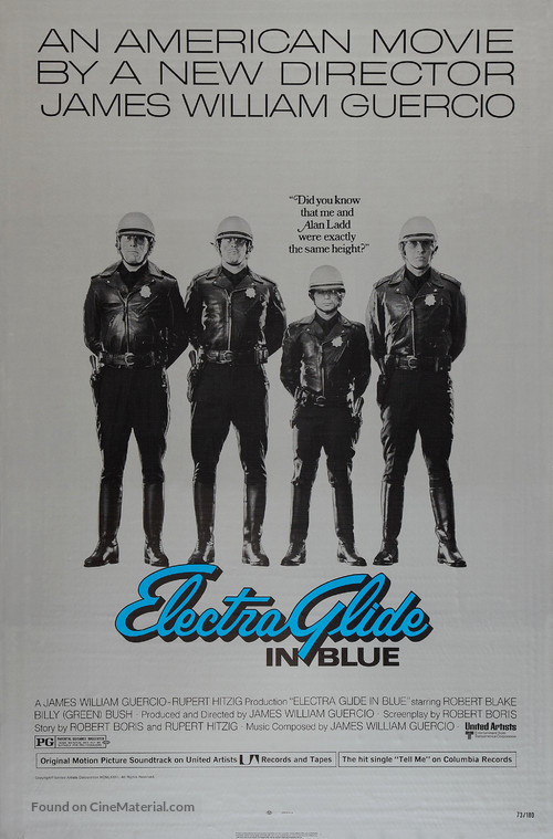 Electra Glide in Blue - Movie Poster