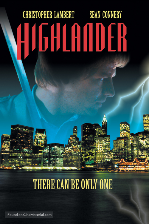 Highlander - DVD movie cover