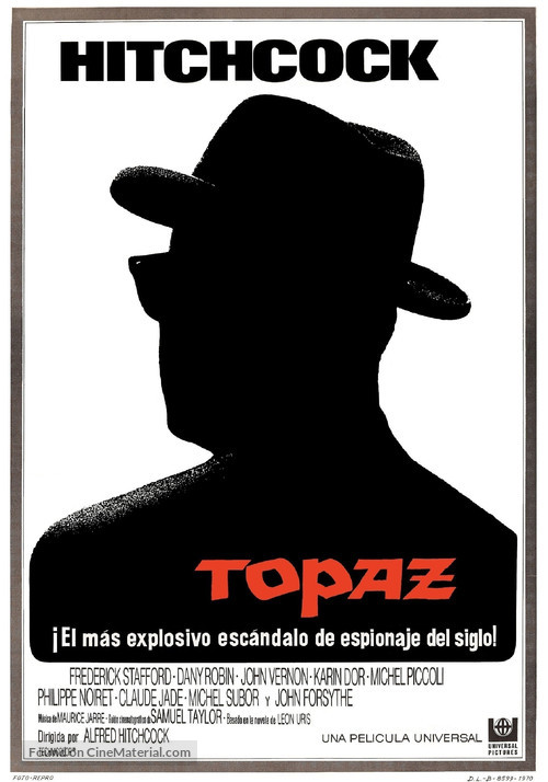 Topaz - Spanish Movie Poster