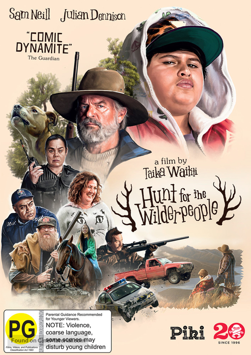 Hunt for the Wilderpeople - New Zealand DVD movie cover