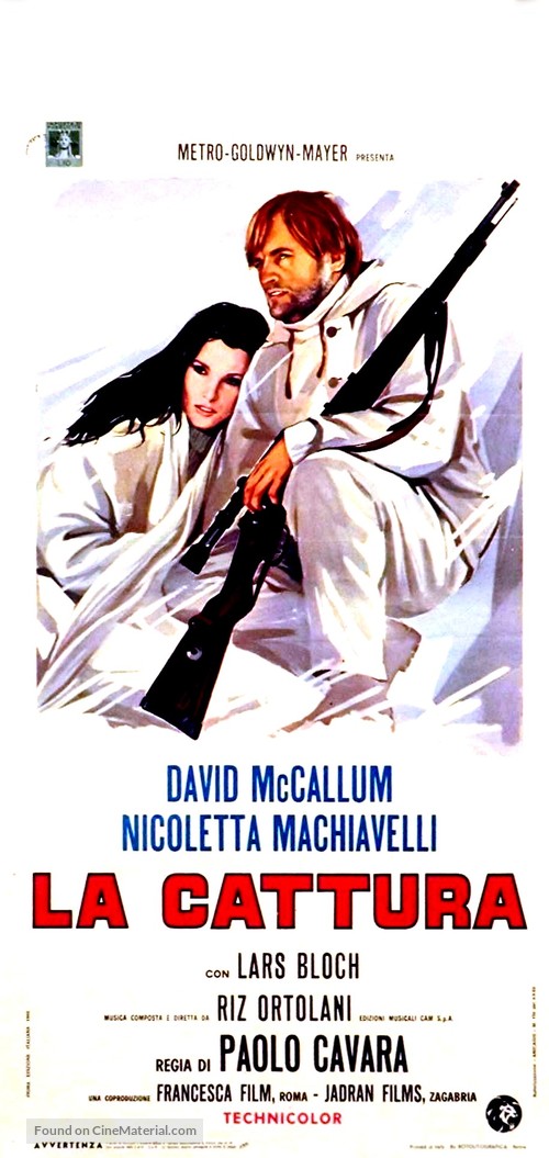 La cattura - Italian Movie Poster