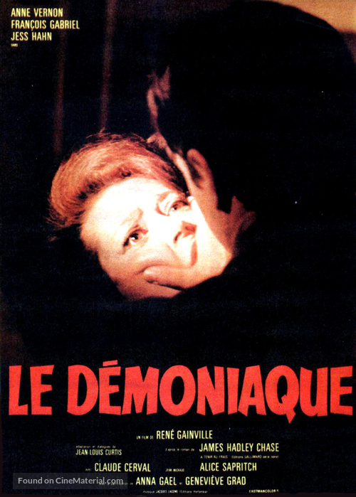 Le d&eacute;moniaque - French Movie Poster