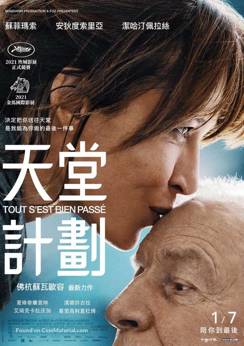 Tout s&#039;est bien pass&eacute; - Taiwanese Movie Poster