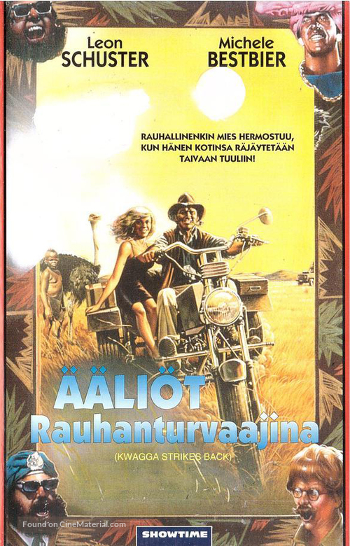 Kwagga Strikes Back - Finnish VHS movie cover