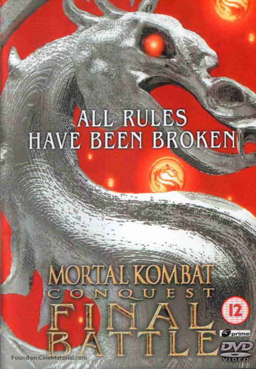 &quot;Mortal Kombat: Conquest&quot; - British DVD movie cover