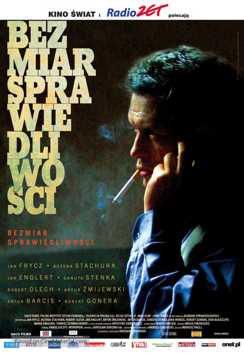 Bezmiar sprawiedliwosci - Polish Movie Poster