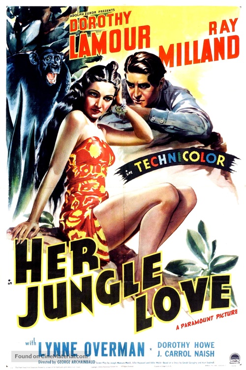 Her Jungle Love - Theatrical movie poster