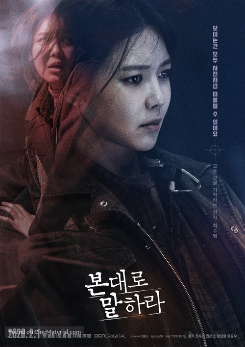 &quot;Tell Me What You Saw&quot; - South Korean Movie Poster