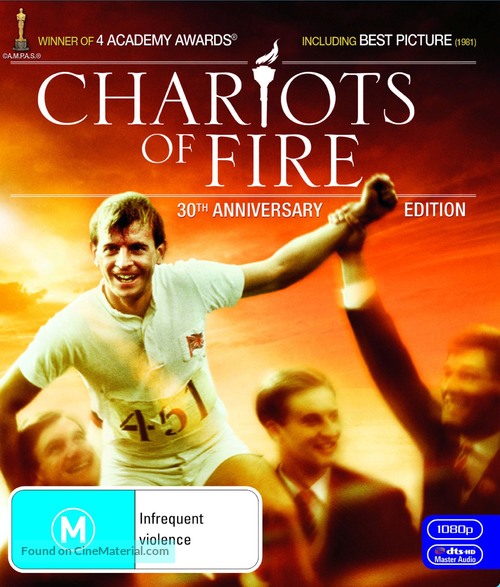 Chariots of Fire - Australian Blu-Ray movie cover