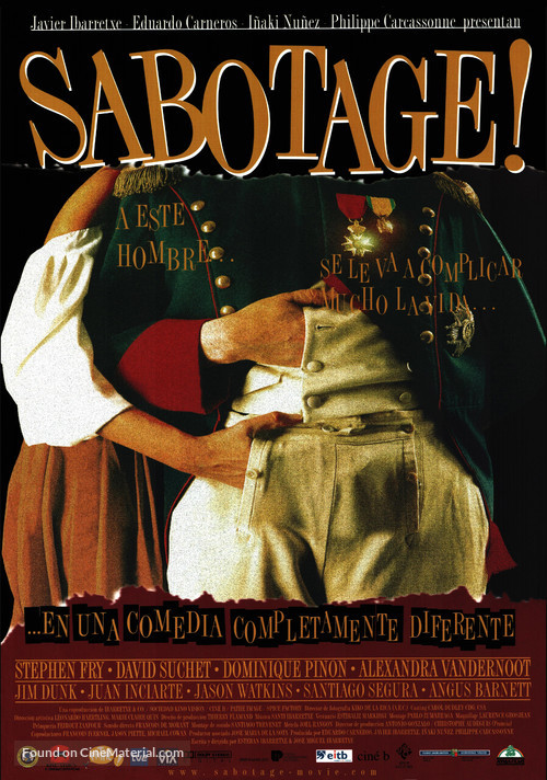 Sabotage! - Spanish Movie Poster